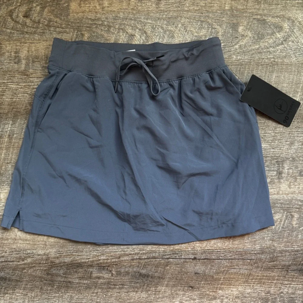 90 Degree by‎ Reflex Flex For It Skort Size S Regular Grisaille Blue Gray NEW